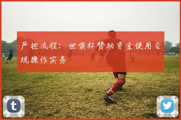 严控流程：世俱杯赞助资金使用合规操作实务